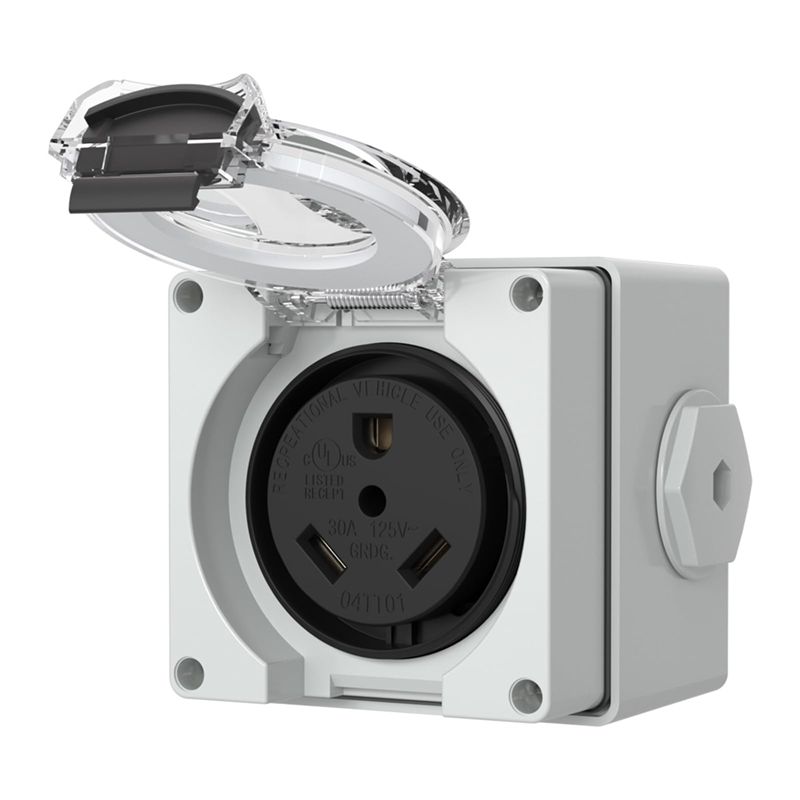 Outdoor Power Receptacle Box - ABYP NEMA TT-30R 30Amp 전원 콘센트