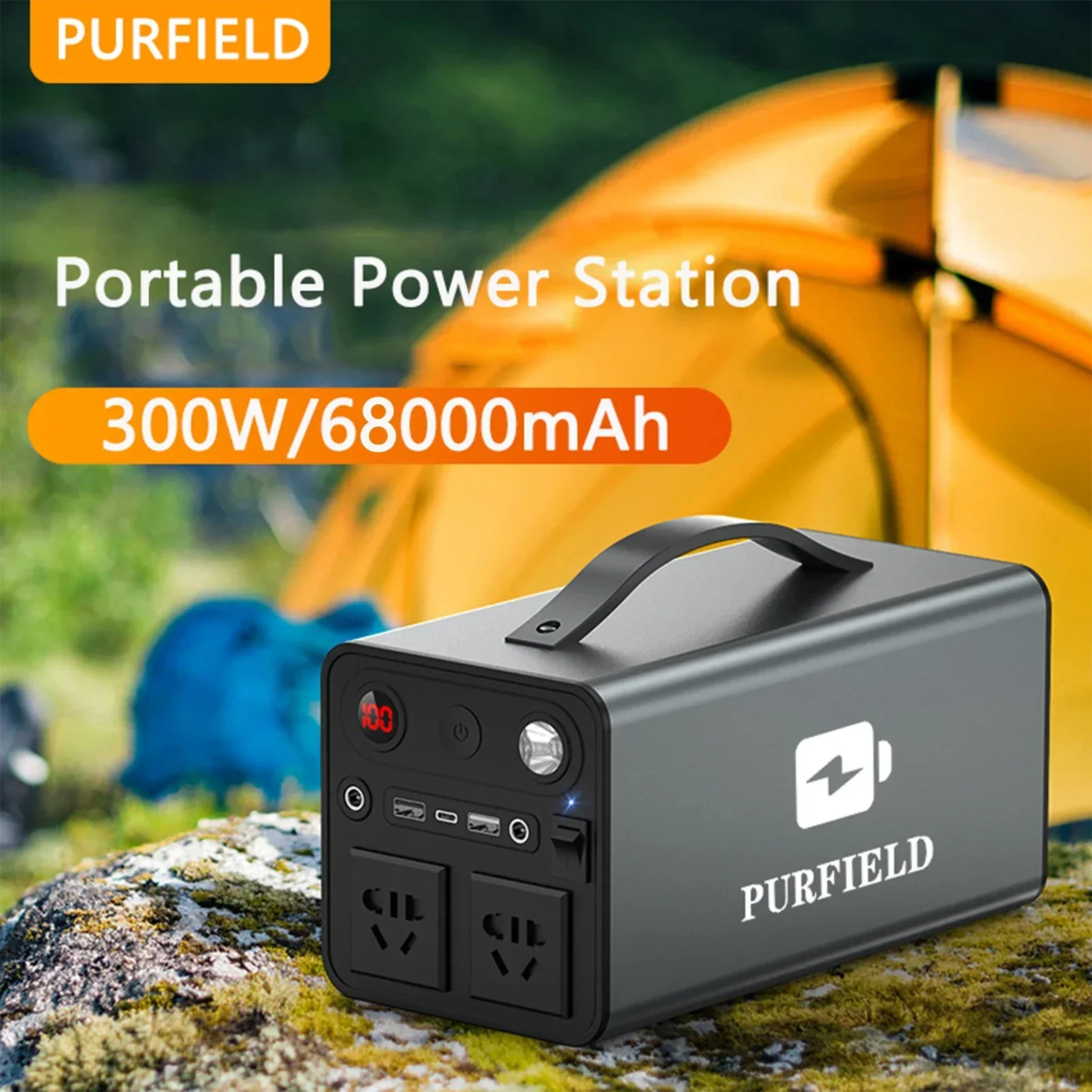 Outdoor Power Generator - PURFIELD 휴대용 전원 보조배터리, 스테이션 발전기