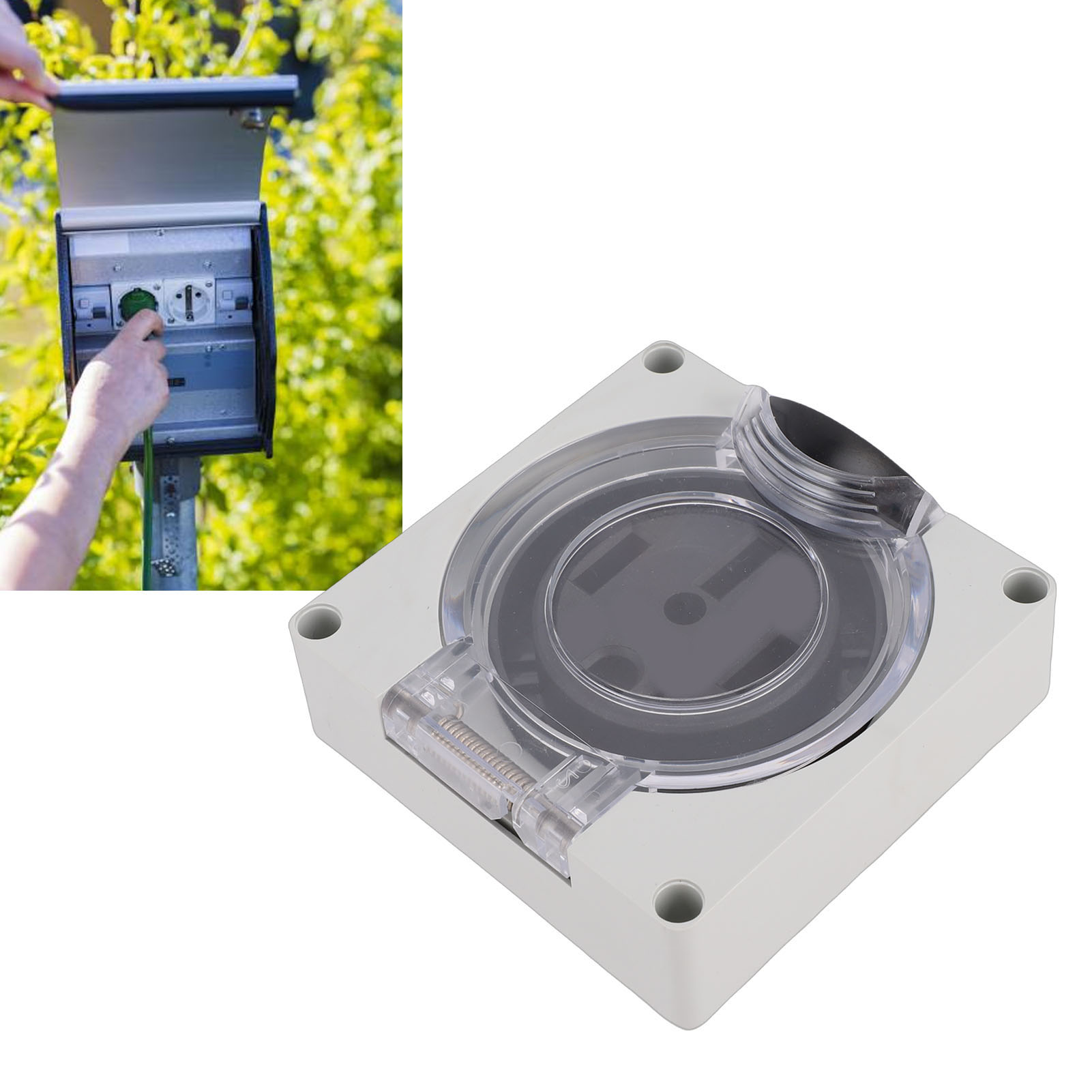 Outdoor Power Receptacle Box - NEMA L14-50R 산업용 잠금식 전원 콘센트