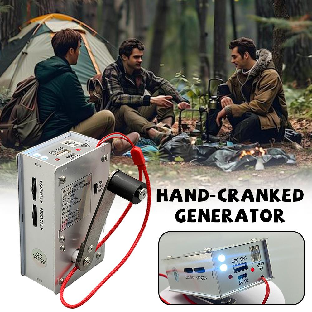 Outdoor Power Equipment Brands - 핸드 크랭크 비상용 발전기, 라디오, 손전등
