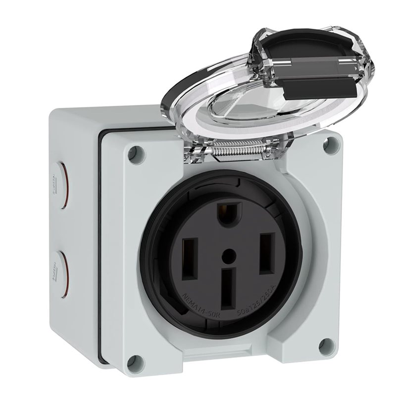 Outdoor Power Receptacle Box - T21C 6X 50Amp 전원 콘센트 박스,