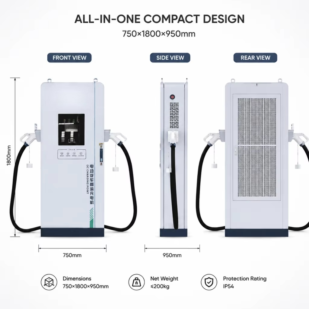 400kW 상업용 DC 전기차 충전기, 동적 전력 공유 - Power Outdoor 리뷰 및 가격