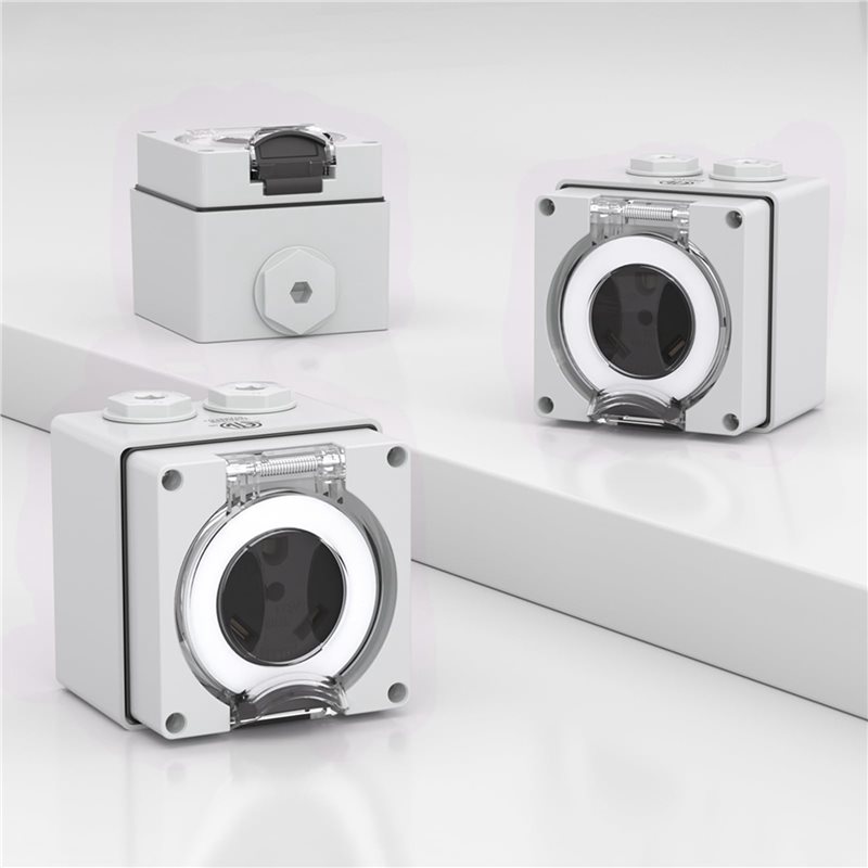 2X 30Amp 전원 콘센트 박스, 125볼트 NEMA - Outdoor Power Receptacle Box 리뷰 및 가격
