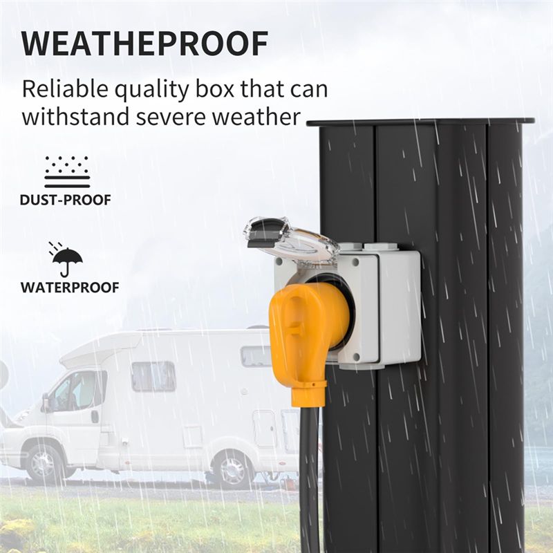 ABYP NEMA TT-30R 30Amp 전원 콘센트  - Outdoor Power Receptacle Box 리뷰 및 가격
