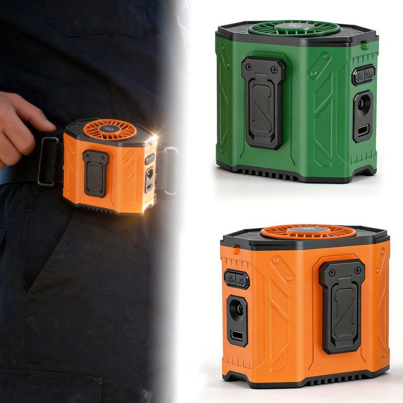 야외 작업용 쿨러 팬 3600mAh 충전식 허리/목걸이 - Outdoor Power Works 리뷰 및 가격