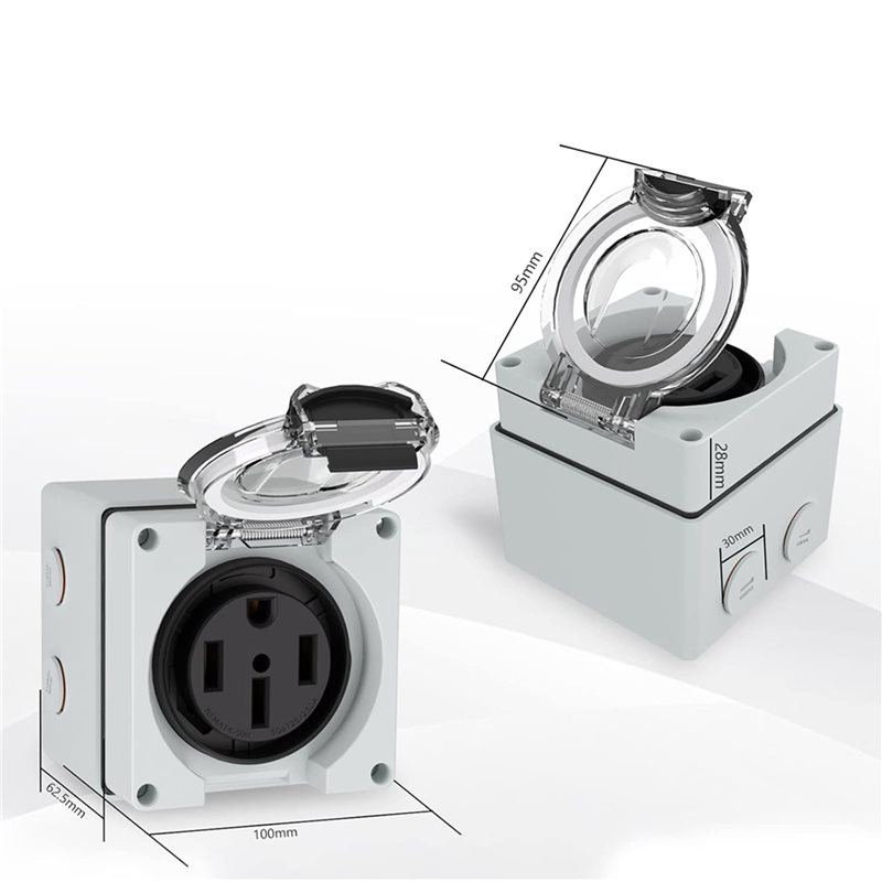 ABLK 6X 50암페어 전원 콘센트 박스, 125/2 - Outdoor Power Receptacle Box 리뷰 및 가격