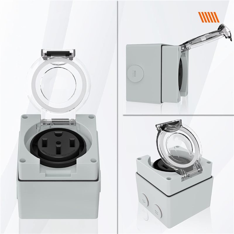 ABLK 6X 50암페어 전원 콘센트 박스, 125/2 - Outdoor Power Receptacle Box 리뷰 및 가격