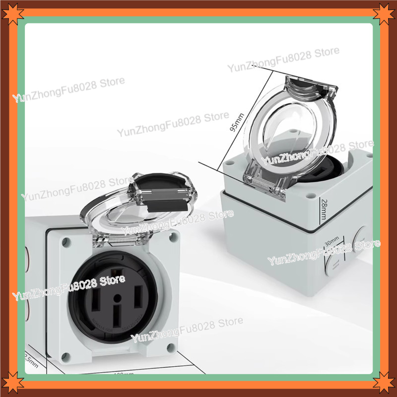 50Amp 14-50R 전원 콘센트 박스 125/250 - Outdoor Power Receptacle Box 리뷰 및 가격
