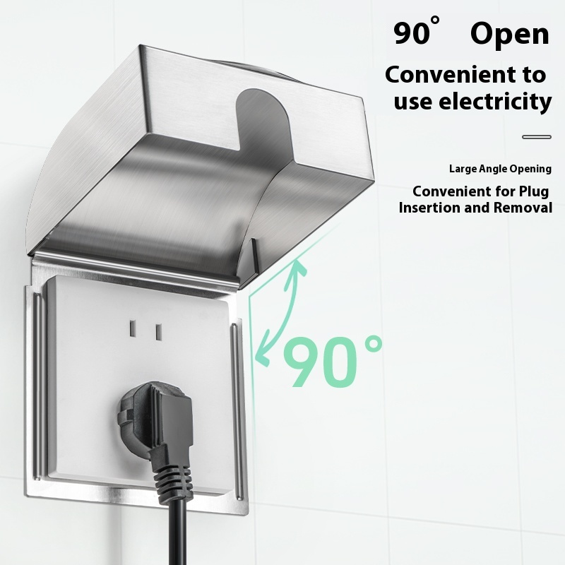 86 소켓 방수 박스 304 스테인리스 방수 야외 스위 - Outdoor Power Point Cover 리뷰 및 가격