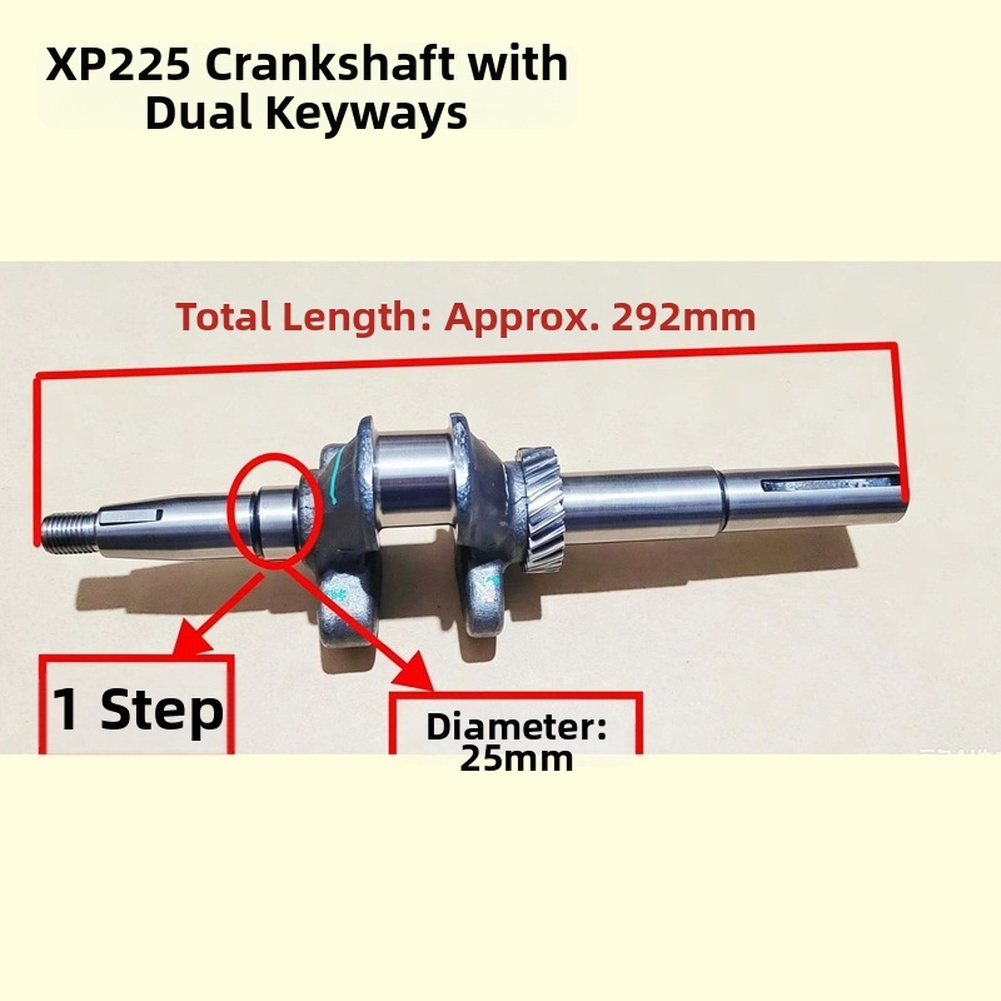 크랭크샤프트 듀얼 키웨이 292mm 길이 25mm 직경 - Garden Tiller Mini 리뷰 및 가격