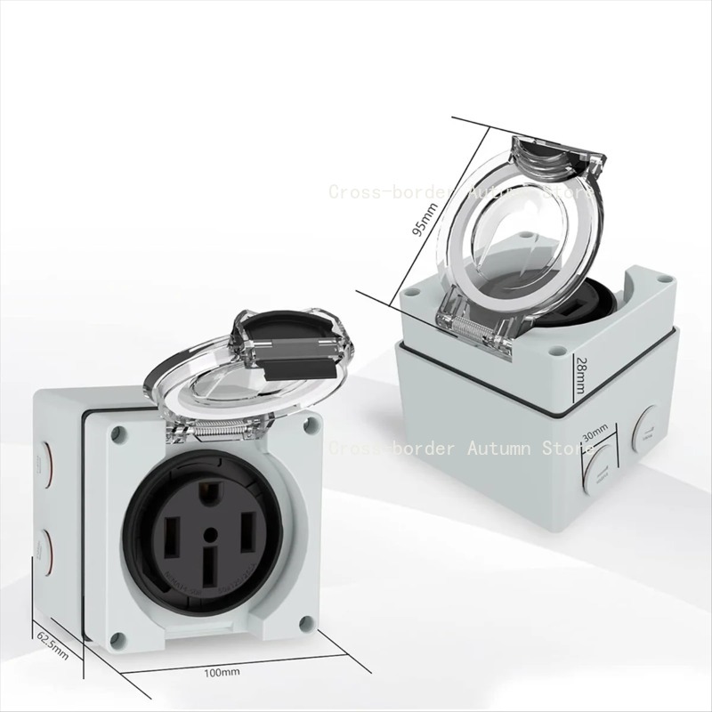TFBC 50Amp 전원 콘센트 박스, 125/250V - Outdoor Power Receptacle Box 리뷰 및 가격