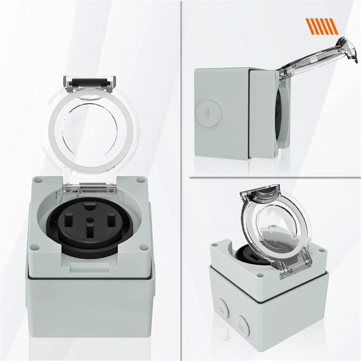 전원 콘센트 박스, 125/250볼트 NEMA 14-5 - Outdoor Power Receptacle Box 리뷰 및 가격