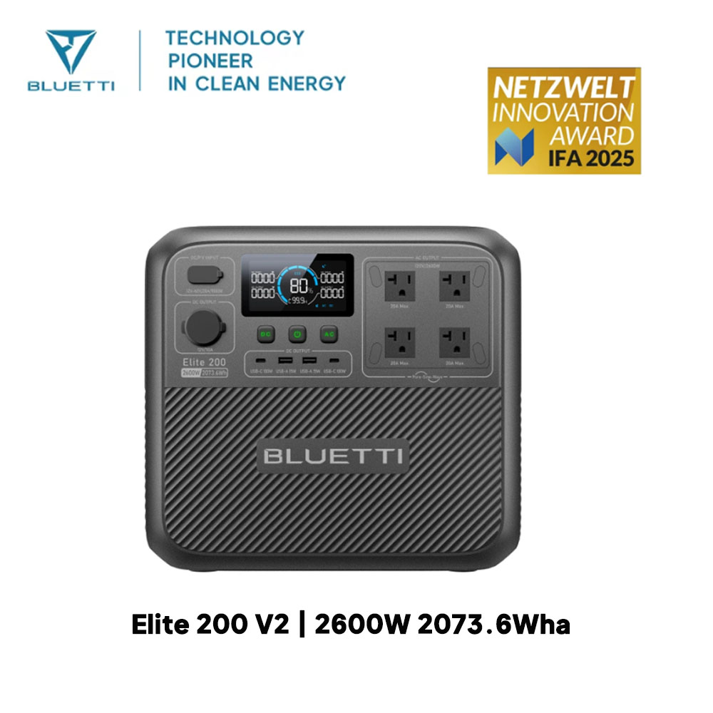 【리뉴얼】BLUETTI Elite 200 V2 휴대용  - Outdoor Power Generator 리뷰 및 가격