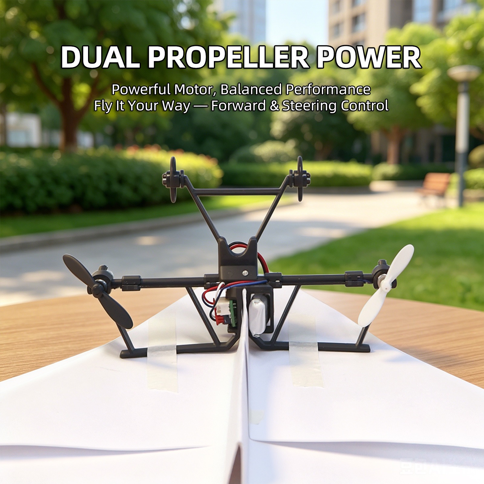 원격 조종 종이 비행기 전기 동력 키트 DIY 접이식  - Outdoor Power Board Box 리뷰 및 가격