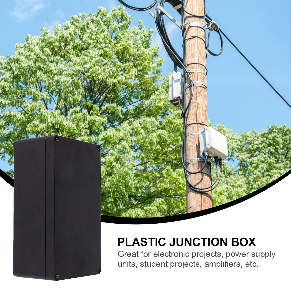 2개입 방수 접합 박스 플라스틱 프로젝트 케이스, 전자 - Outdoor Power Board Box 리뷰 및 가격