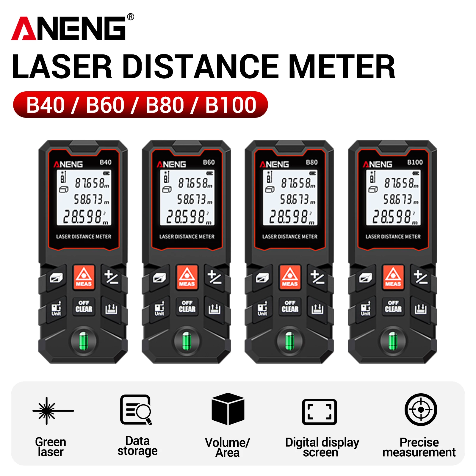 ANENG B40 B60 B80 B100 휴대용 레이저 - Outdoor Power Works 리뷰 및 가격