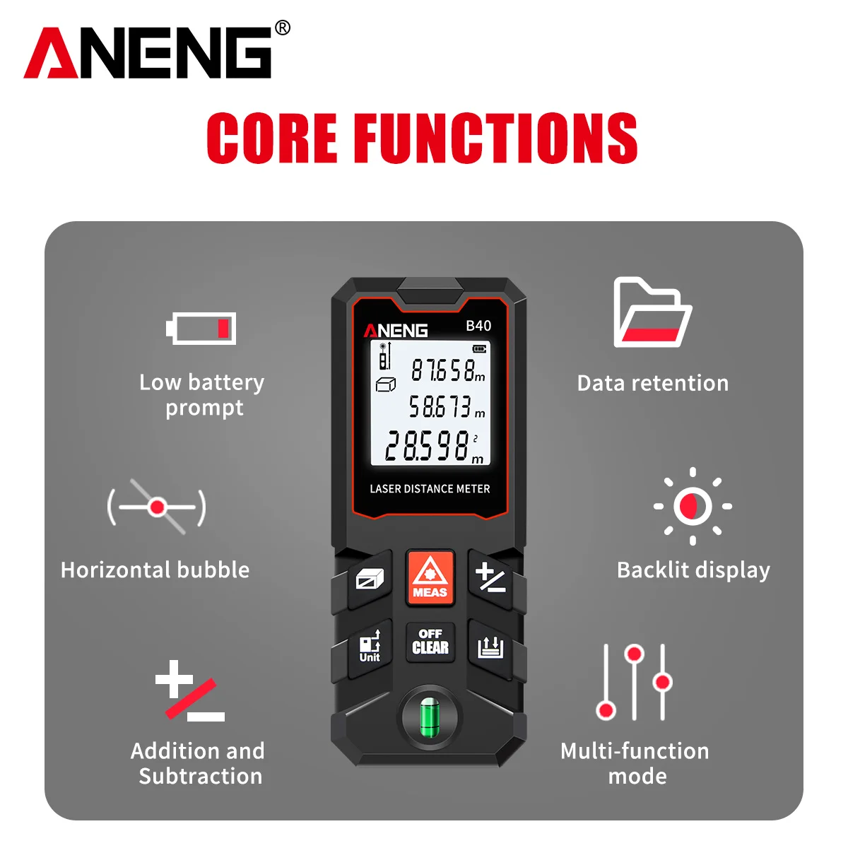 ANENG B40 B60 B80 B100 휴대용 레이저 - Outdoor Power Works 리뷰 및 가격